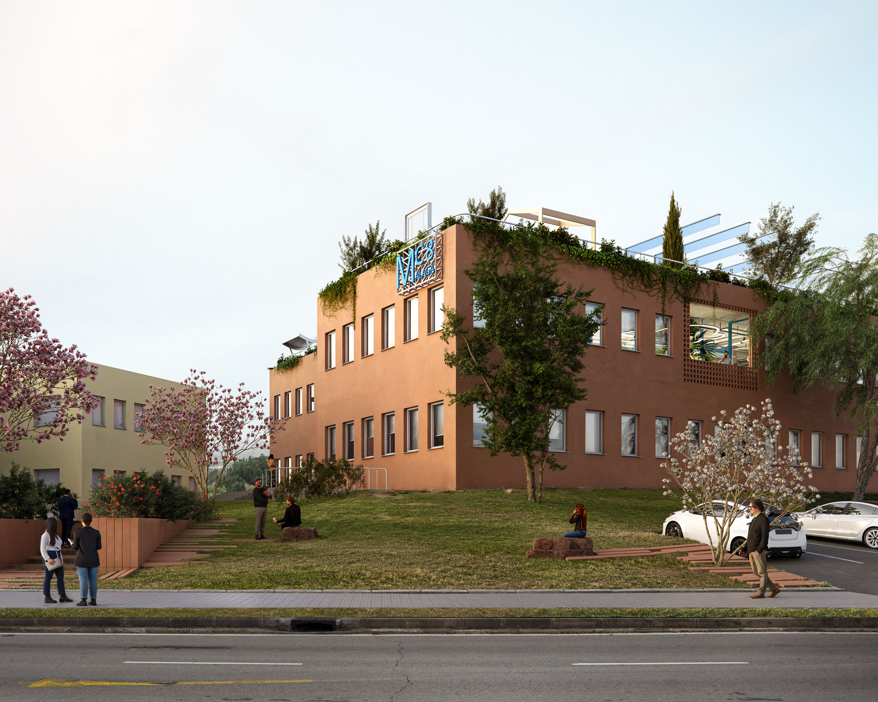 mc8 Alquiler oficinas flexibles en Málaga TechPark con terrazas